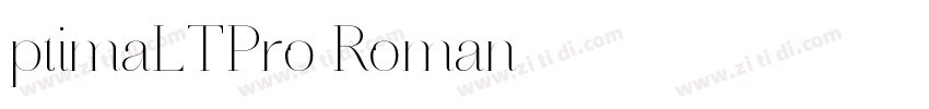 ptimaLTPro Roman字体转换